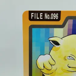 Pokemon Cards Bandai Carddass Drowzee File No.096 1997 EX Japanese i571 - Image 2