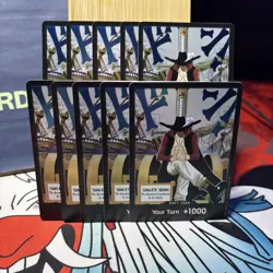 One Piece TCG OP14 The Azure Sea's Seven Dracule Mihawk Don!! x10 English Card - Image 2