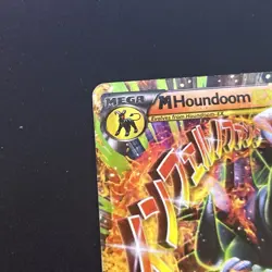 Pokemon TCG M Houndoom EX Ultra Rare Card 22/162 XY Breakthrough HP Damaged - Image 4