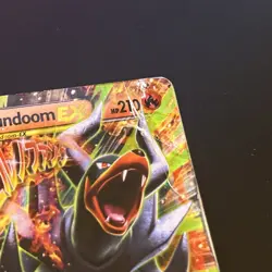 Pokemon TCG M Houndoom EX Ultra Rare Card 22/162 XY Breakthrough HP Damaged - Image 5