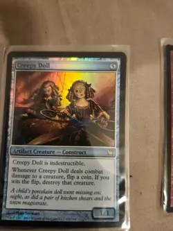 Creepy Doll FOIL Innistrad Rare MAGIC GATHERING CARD - Image 1