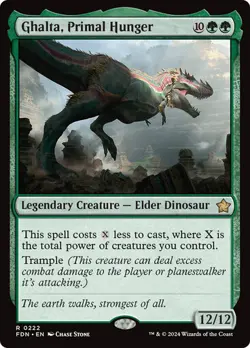 MTG FDN Ghalta, Primal Hunger Reg - Image 1