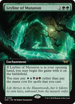 Leyline of Mutation (Extended Art) - Rare - Regular - Duskmourn - 382 - Image 1