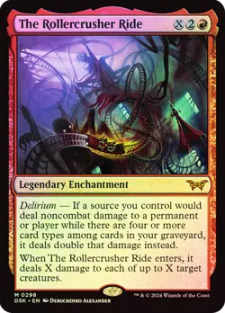 MTG DSK NM *FOIL* The Rollercrusher Ride (0298) - Image 1
