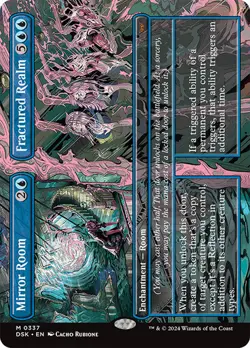 MTG DSK NM Mirror Room // Fractured Realm (Borderless) - Image 1