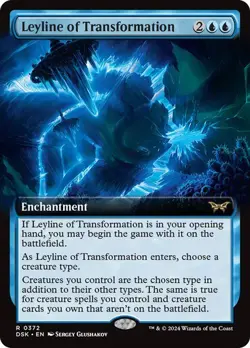 Leyline of Transformation (Extended Art) - Rare - Regular - Duskmourn - 372 - Image 1