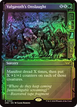 Valgavoth's Onslaught (Showcase) - Rare - Foil - Duskmourn - 324 - Image 1
