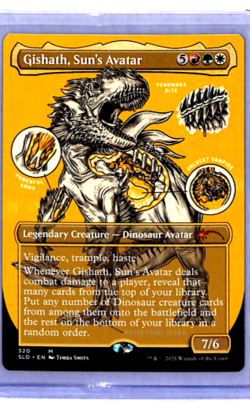 2021 MTG Magic the Gathering SLD Secret Lair Drop #320 Gishath Sun's Avatar - Image 1