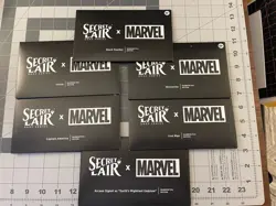 MTG Secret Lair x Marvel Rainbow Foil Edition - FULL SET of 6 | New Sealed ✅ - Image 1