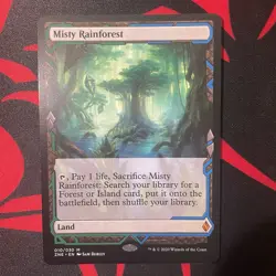 MTG Misty Rainforest Zendikar Rising Expedition 010/030 - Image 2