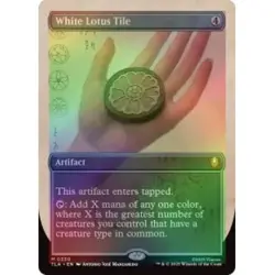 White Lotus Tile M 0330 Foil (Borderless) Avatar Magic the Gathering NM - Image 1