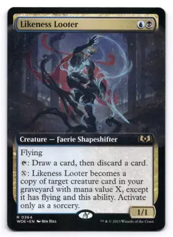 Likeness Looter LP Extended Art Wilds of Eldraine 364 MTG Regular - Image 1