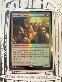 MTG Cheering Crowd (Foil) - Marvel's Spider-Man (SPM) R 0126 - Image 1