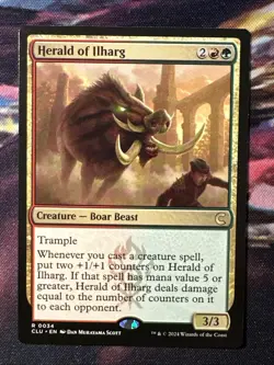 Herald of Ilharg - Clue #34 Rare, NM, MTG - Image 1