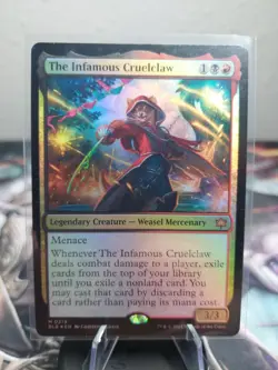 MTG Bloomburrow *FOIL* M The Infamous Cruelclaw #0219 - Image 1