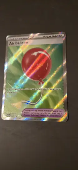 Pokemon TCG Air Balloon 166/132 Me01: Mega Evolution Holo Ultra Rare - Image 1