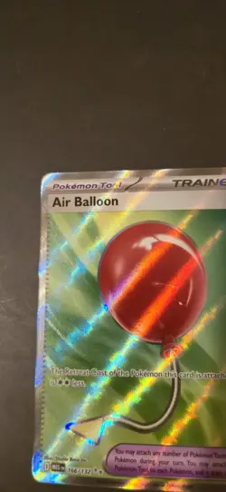 Pokemon TCG Air Balloon 166/132 Me01: Mega Evolution Holo Ultra Rare - Image 3