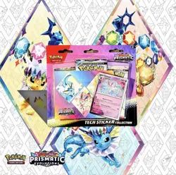 Pokemon TCG Prismatic Evolutions Tech Sticker Collection Blister Set of 3 Sealed - Image 2