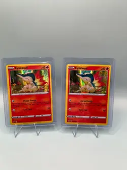 Cyndaquil SWSH221 Black Star Promo Holo NM Pokemon Card English - Image 1