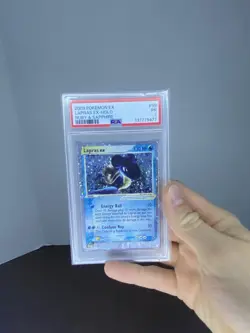 Pokemon Lapras EX Holo Ultra Rare Ruby & Sapphire PSA 1 - Image 1