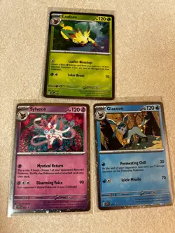 Pokemon Prismatic Evolutions Tech Sticker Black Star Promo Set of 3 170 171 172 - Image 1