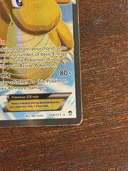 Dragonite EX (Full Art) 108/111 XY - Furious Fists Ultra Rare Pokemon Card - Image 4