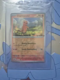 Charmander 004/165 EB Games Stamped Promo 151 Pokemon TCG (LP) - Image 1
