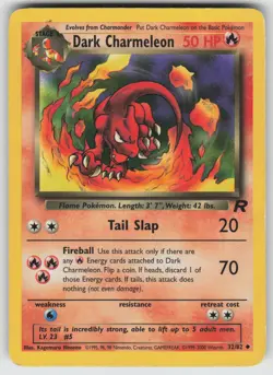 Dark Charmeleon Uncommon Team Rocket 32/82 Pokemon - Image 1