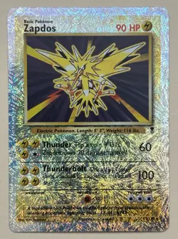 2002 POKEMON ZAPDOS LEGENDARY COLLECTION 19 / 110 REVERSE FOIL - Image 1