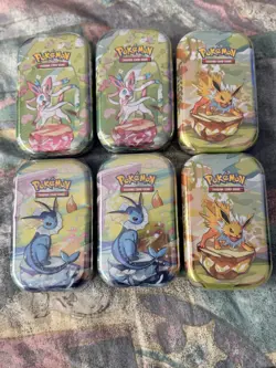 Pokemon Prismatic Evolutions Mini Tin | Lot of 6 | New Sealed - Image 1