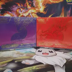 Scarlet and Violet Base Set POKEMON CENTER ELITE TRAINER BOXES PC ETB SEALED 820650853418 - Image 1