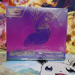 Scarlet and Violet Base Set POKEMON CENTER ELITE TRAINER BOXES PC ETB SEALED 820650853418 - Image 2