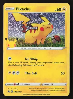 Pikachu - (General Mills) Promo Holo MCAP SWSH039 NM Pokemon TCG - Image 1