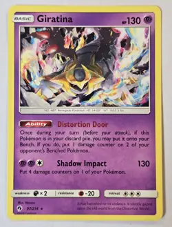 Pokemon GIRATINA 97/214 Rare Lost Thunder Deck Exclusives - Near Mint 🍒 - Image 2