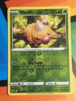 Pokemon - Weedle - 001/185 - Reverse Holo - Vivid Voltage - NM - Image 1