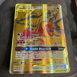 2021 Pokemon Reshiram & Charizard GX Tag Team Black Star Promo SM247 (JUMBO) - Image 1