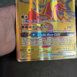 2021 Pokemon Reshiram & Charizard GX Tag Team Black Star Promo SM247 (JUMBO) - Image 4