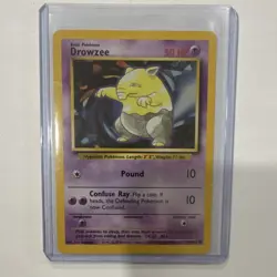 Pokemon TCG Drowzee 49/102 Common Regular Base Set 1999 Ken Sugimori - Image 1