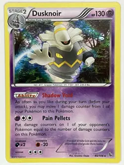 Dusknoir LP Flashfire 40/106 Pokemon TCG Holo - Image 1