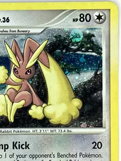 Lopunny 9/17 POP Series 9 Promos Cosmos Holo Pokemon TCG Uncommon LP - Image 3