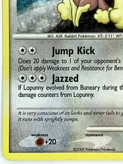 Lopunny 9/17 POP Series 9 Promos Cosmos Holo Pokemon TCG Uncommon LP - Image 5