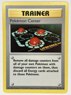 Pokemon Center LP 85/102 Shadowless Base Set Pokemon TCG Regular - Image 1