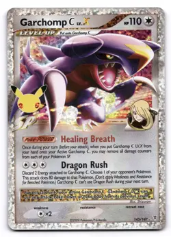 Garchomp C LV. X NM 145/147 Celebrations: Classic Collection Pokemon TCG Holo - Image 1