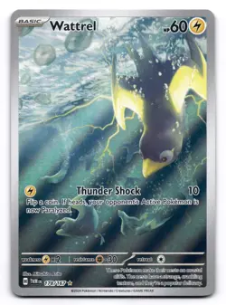 Wattrel NM IR 178/167 Sv06: Twilight Masquerade Pokemon TCG Holo - Image 1