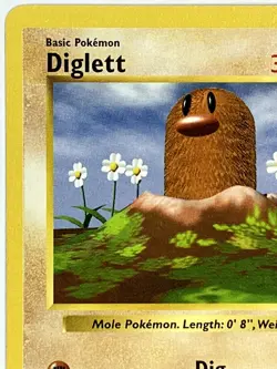 Diglett LP Shadowless Base Set 47/102 Pokemon TCG Regular Common - Image 4