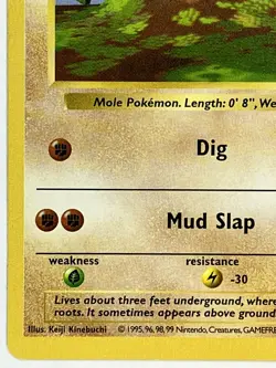 Diglett LP Shadowless Base Set 47/102 Pokemon TCG Regular Common - Image 5