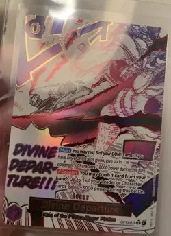 Divine Departure (Alt Art) OP13-076 R Carrying on His Will - ONE PIECE English - Image 1