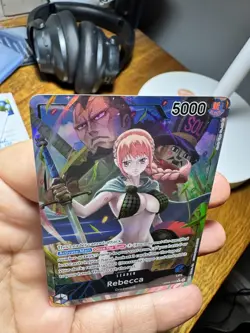 One Piece Rebecca OP04-039 Leader Alt Art Kingdoms of Intrigue NM - Image 3