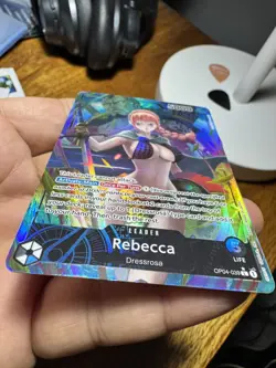 One Piece Rebecca OP04-039 Leader Alt Art Kingdoms of Intrigue NM - Image 4
