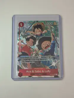 Ace & Sabo & Luffy (Alternate Art) OP13-007 Carrying On His Will Foil - Image 1